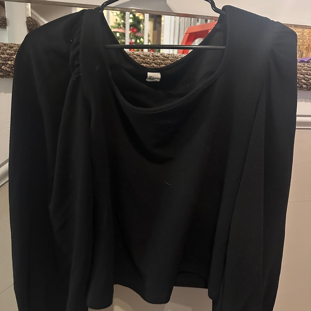 Black Long Sleeve Top